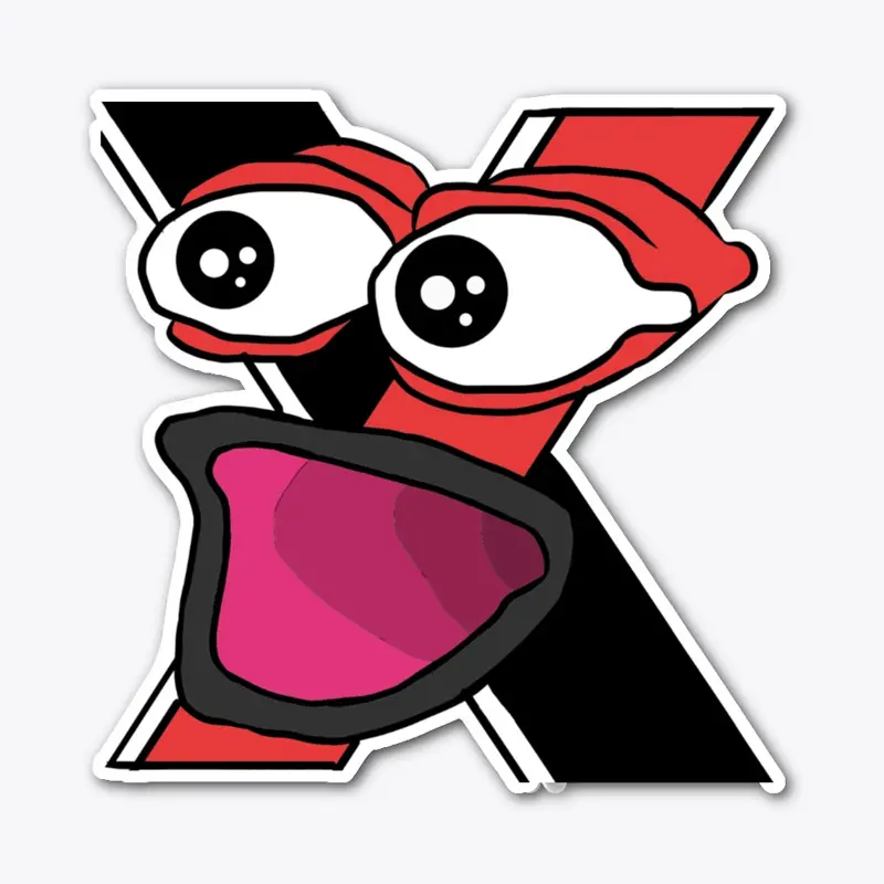 X Lol Sticker